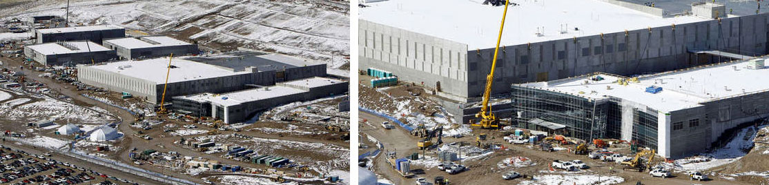 NSA Utah Data Center construction photos